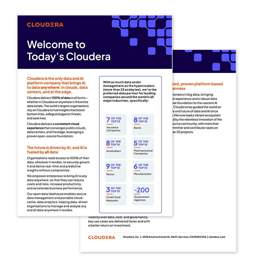 Cloudera 资料简介缩略图